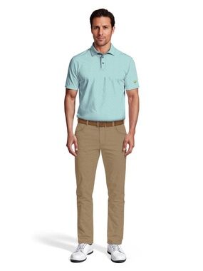 Light Blue Men's Performance Polo